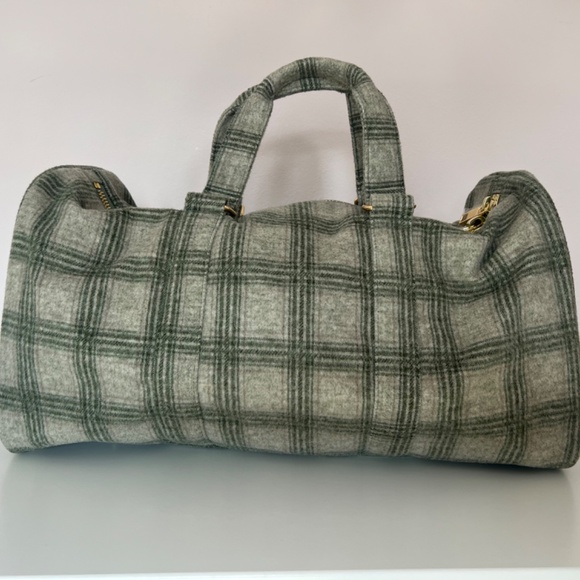 Stoney Clover Lane Plaid Duffle Bag - Picture 3 of 8